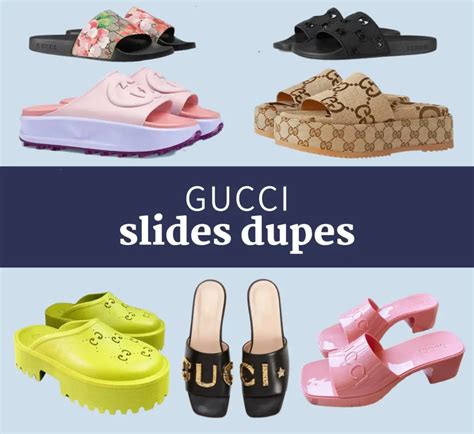 best gucci slide dupes|gucci slides knock off.